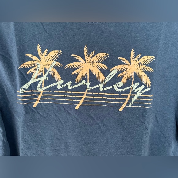 Hurley Palm Tree Logo Graphic Cropped T-shirt, Size S - Picture 4 of 5